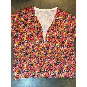 Isaac Mizrahi Live! Floral Cardigan Size XL